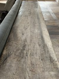 VERKOCHT grote oude notenhouten console sidetable - Afbeelding 5