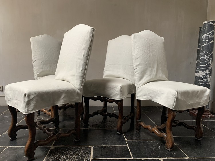 VERKOCHT Set van 4 Os de Mouton - Afbeelding 2