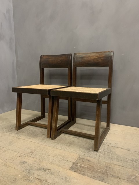 VERKOCHT jeanneret box chair chandigarh - Afbeelding 8