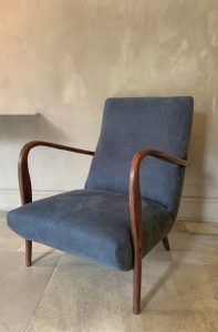 Midcentury lounge stoel paola buffa italiaans - Afbeelding 2