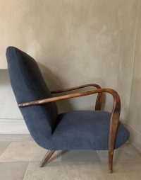 Midcentury lounge stoel paola buffa italiaans - Afbeelding 5