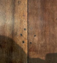 VERKOCHT refter console tafel notenhout - Afbeelding 7