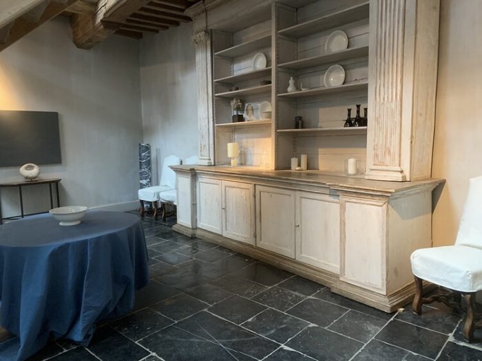 Bibliotheek open kast Italië 18e eeuw - Afbeelding 4