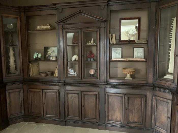 Bibliotheekpanelen van Italiaans notenhout - Afbeelding 5