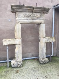 stenen deur portiek portique - Afbeelding 4