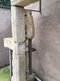 stenen deur portiek portique - Afbeelding 8