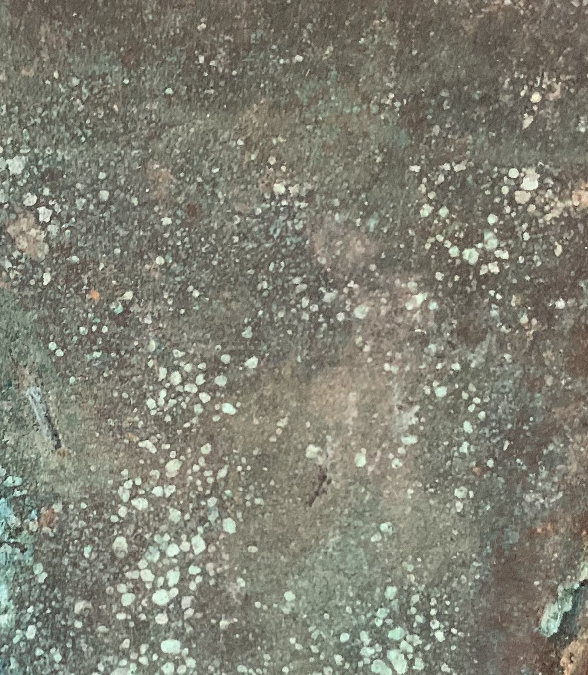 SOLD Set van 6 Azteekse koperen geldmunten - Afbeelding 7