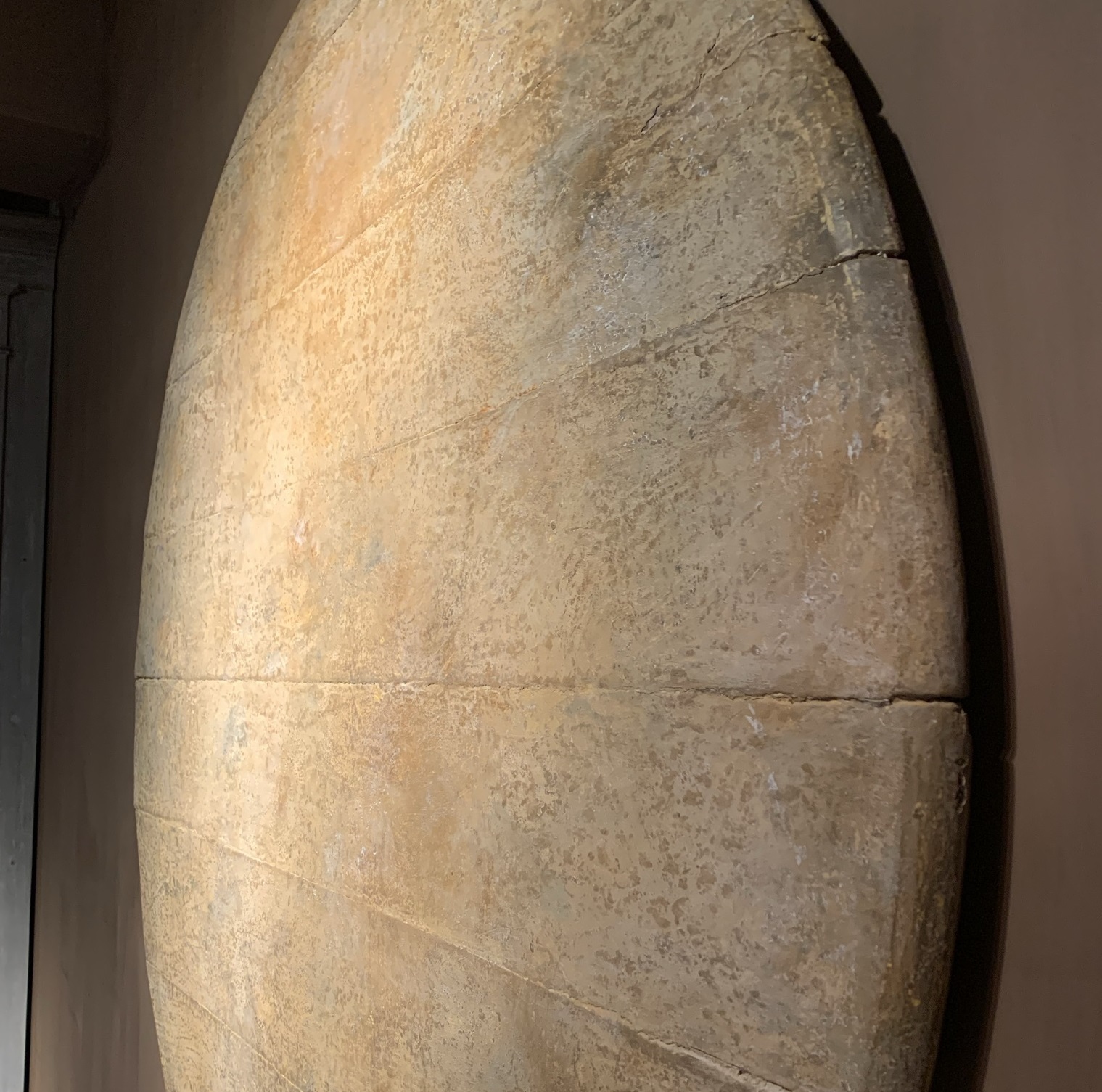 SOLD Rond schilderij 19e eeuws paneel - Afbeelding 6