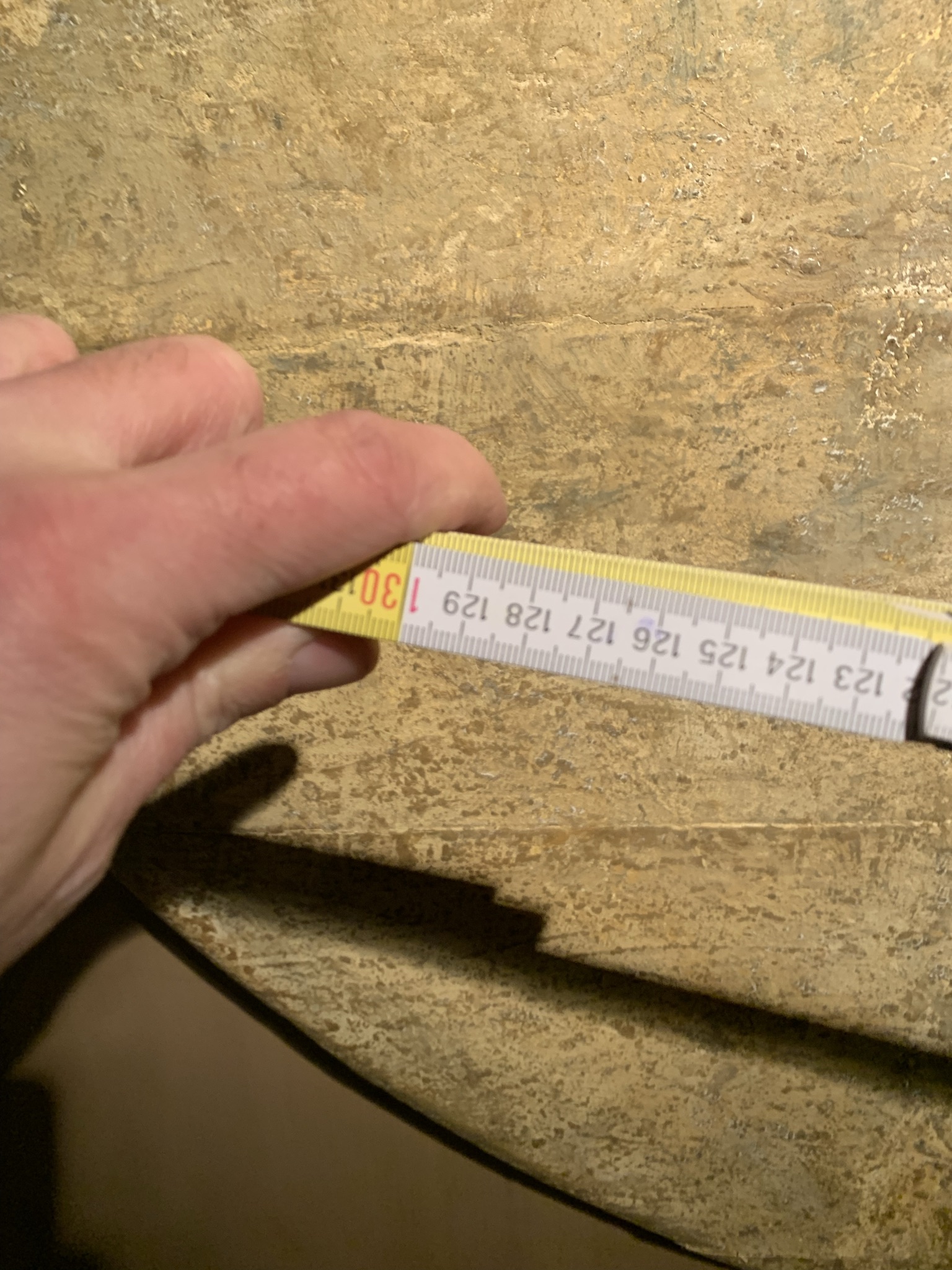 SOLD Rond schilderij 19e eeuws paneel - Afbeelding 13