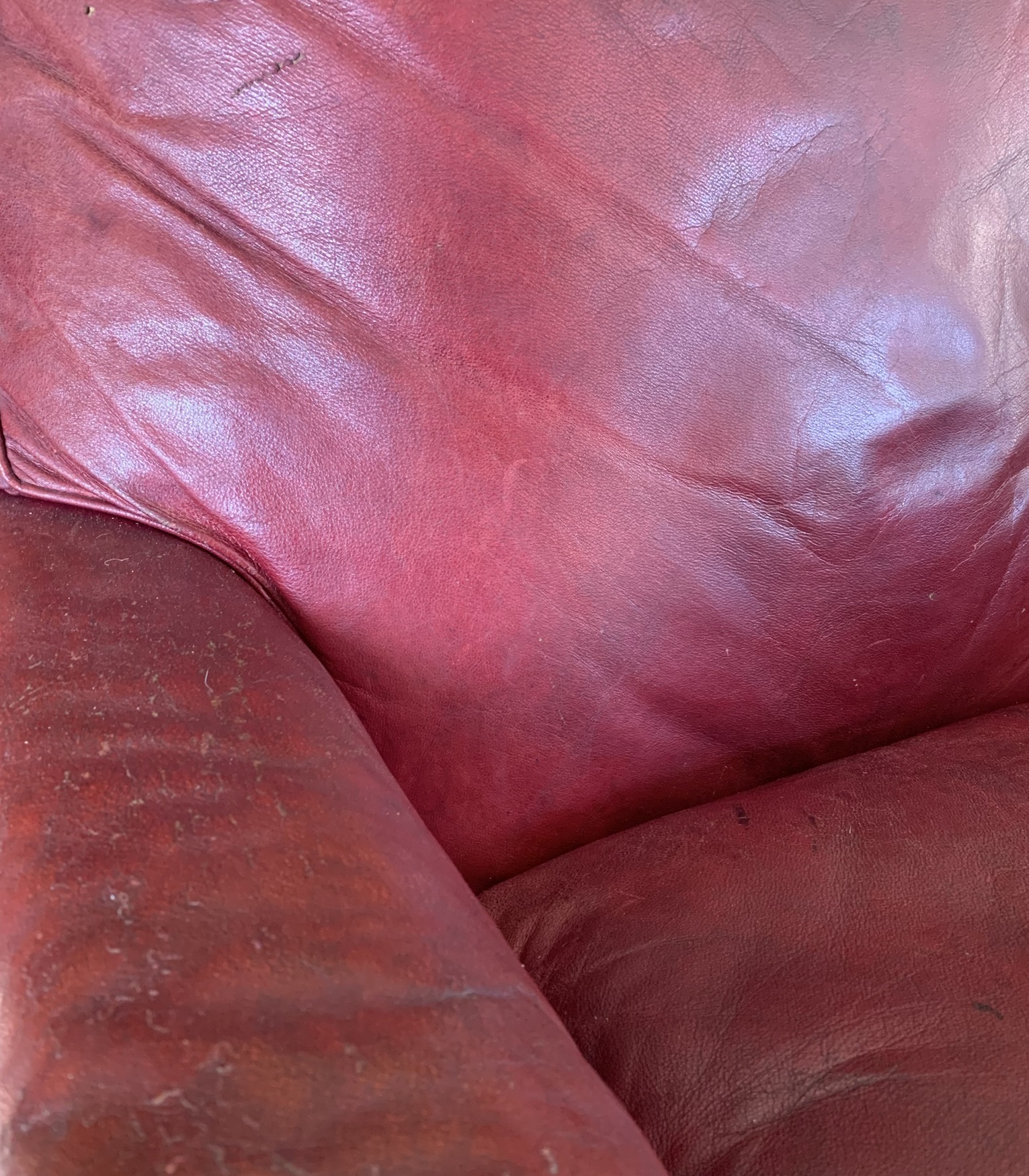 Lederen clubfauteuil uit het begin van de 20e eeuw - Afbeelding 14