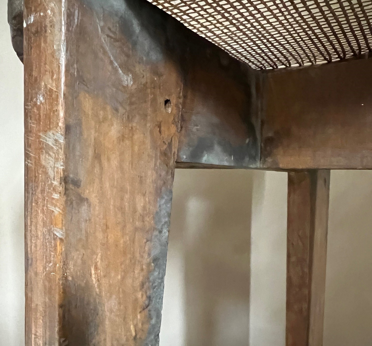 Pierre Jeanneret Chandigarh hoge kruk met canework PJ-011001 - Afbeelding 9